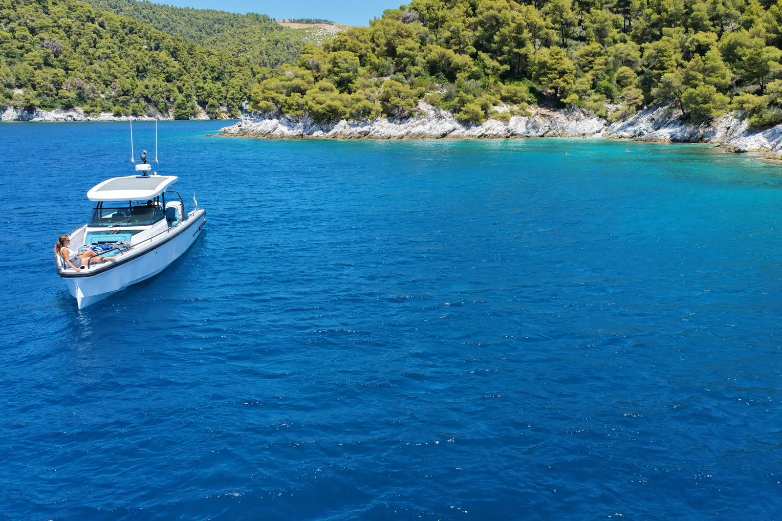 Image of a boat on a trip day